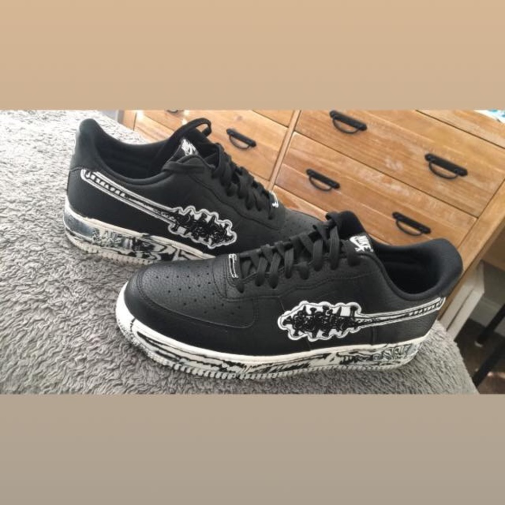 Size 11 GOTH FORCE 1s